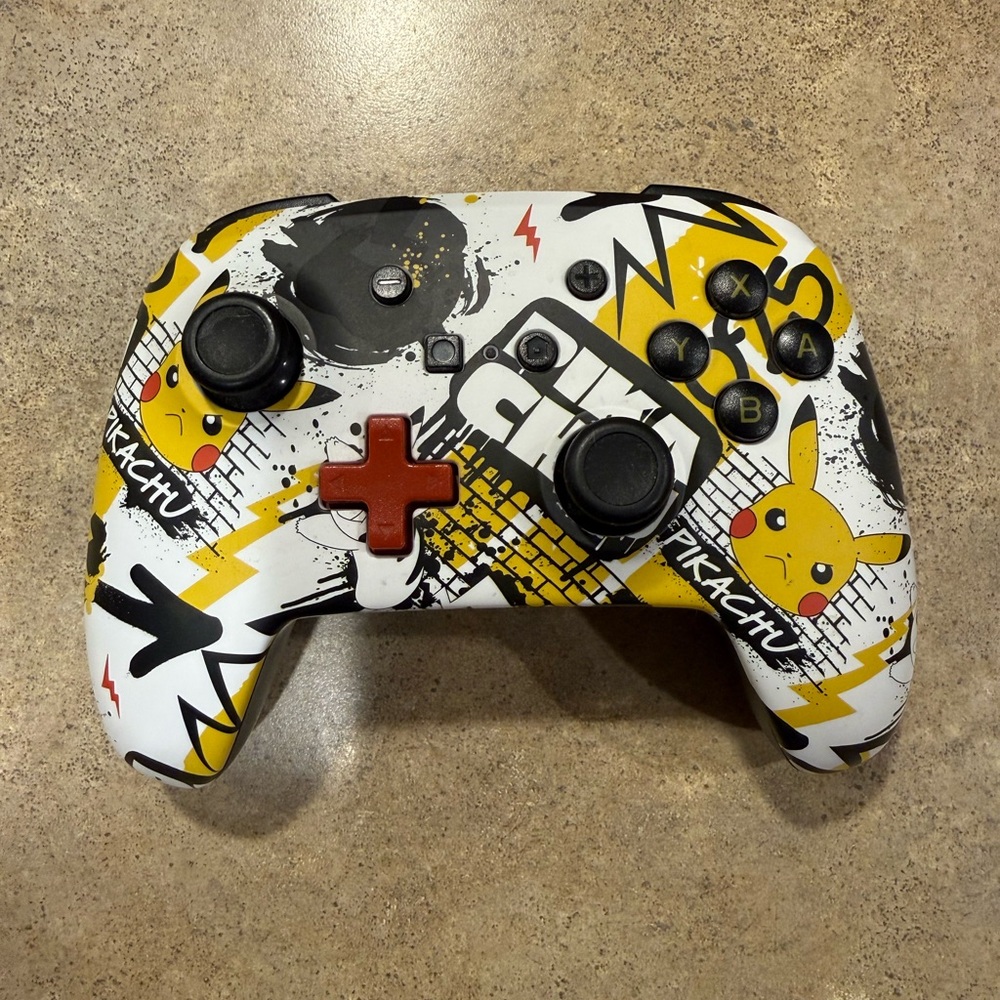 PowerA Enhanced Pokemon Graffiti Wireless Controller Nintendo Switch - Tested